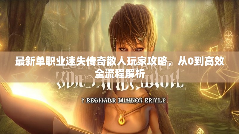 最新单职业迷失传奇散人玩家攻略，从0到高效全流程解析