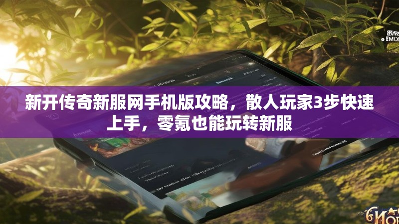 新开传奇新服网手机版攻略，散人玩家3步快速上手，零氪也能玩转新服