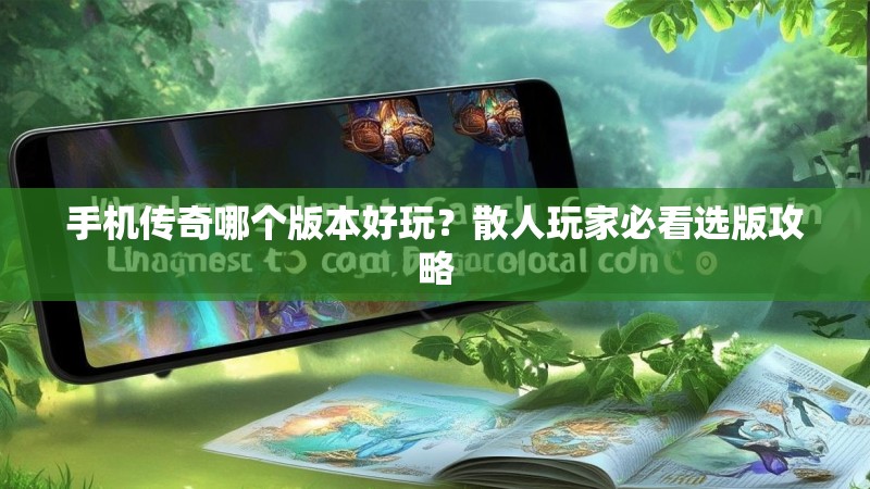 手机传奇哪个版本好玩？散人玩家必看选版攻略