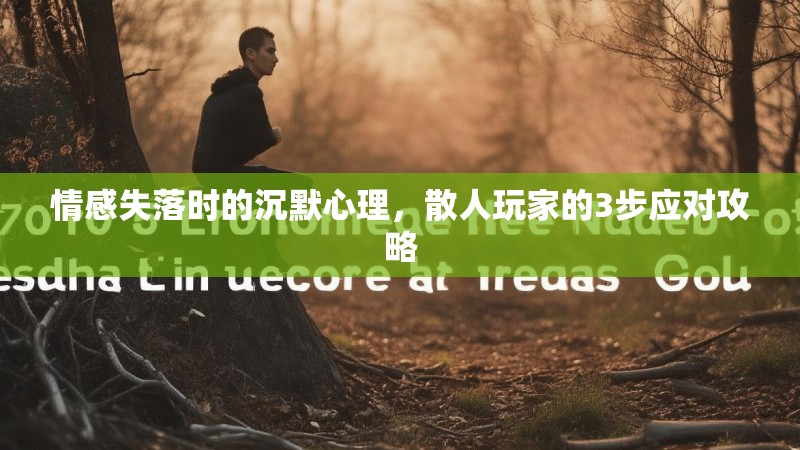 情感失落时的沉默心理，散人玩家的3步应对攻略