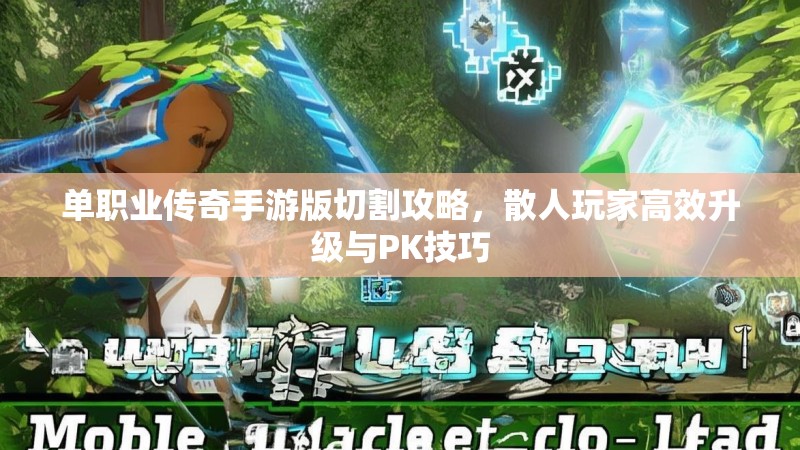单职业传奇手游版切割攻略，散人玩家高效升级与PK技巧
