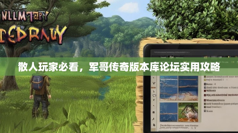 散人玩家必看，军哥传奇版本库论坛实用攻略
