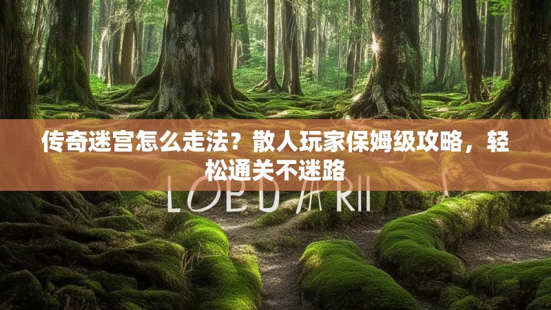 传奇迷宫怎么走法？散人玩家保姆级攻略，轻松通关不迷路