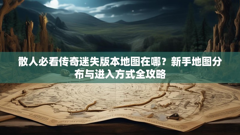 散人必看传奇迷失版本地图在哪？新手地图分布与进入方式全攻略