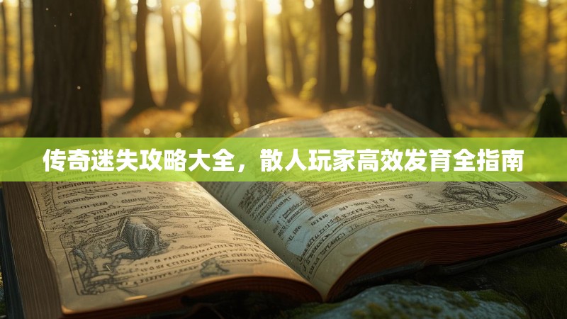 传奇迷失攻略大全，散人玩家高效发育全指南