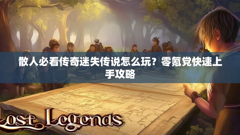 散人必看传奇迷失传说怎么玩？零氪党快速上手攻略