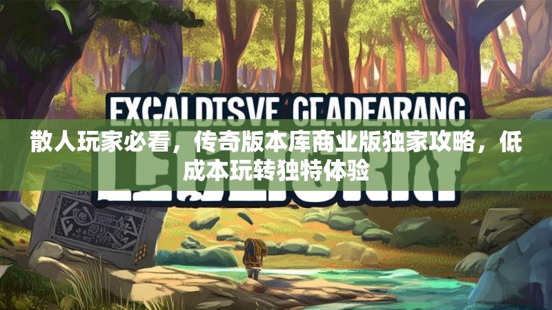 散人玩家必看，传奇版本库商业版独家攻略，低成本玩转独特体验