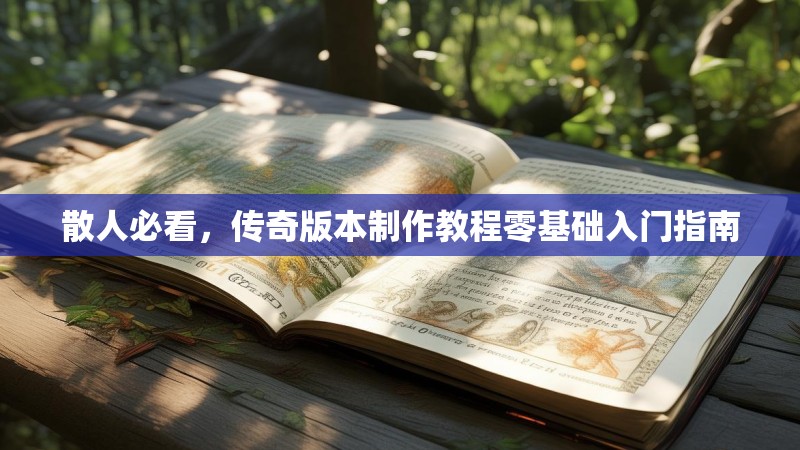 散人必看，传奇版本制作教程零基础入门指南