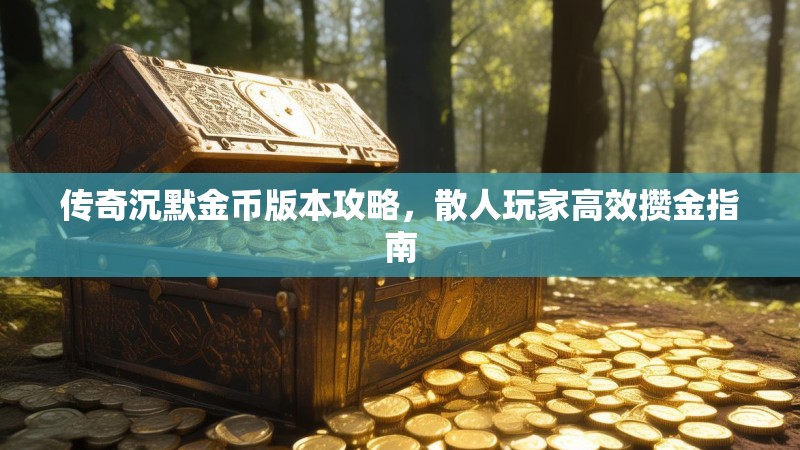 传奇沉默金币版本攻略，散人玩家高效攒金指南