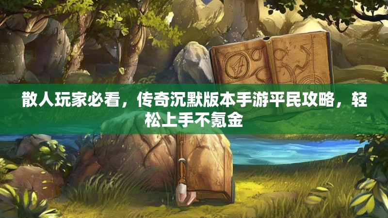 散人玩家必看，传奇沉默版本手游平民攻略，轻松上手不氪金