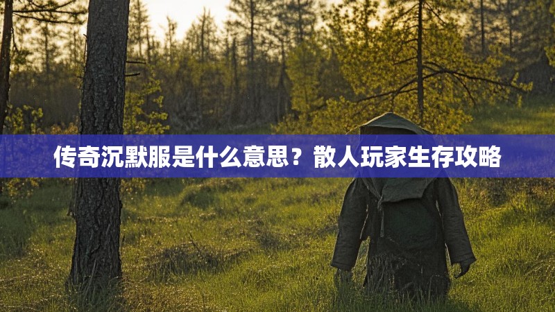 传奇沉默服是什么意思？散人玩家生存攻略