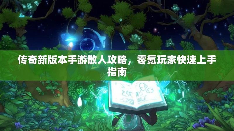 传奇新版本手游散人攻略，零氪玩家快速上手指南