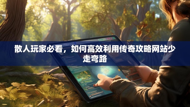 散人玩家必看，如何高效利用传奇攻略网站少走弯路