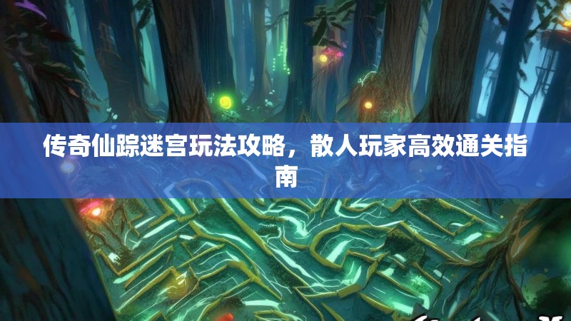 传奇仙踪迷宫玩法攻略，散人玩家高效通关指南