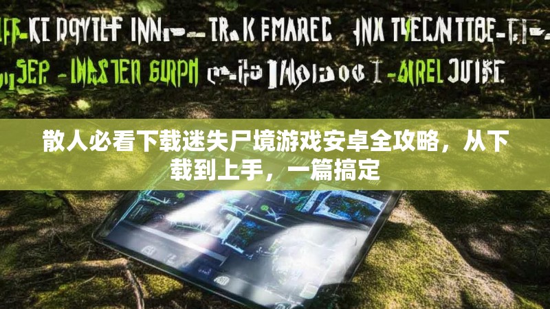 散人必看下载迷失尸境游戏安卓全攻略，从下载到上手，一篇搞定